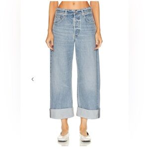 Citizens of Humanity Ayla skylights faded baggy cuffed jeans 26